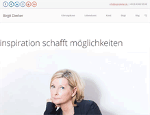 Tablet Screenshot of birgit-dierker.de